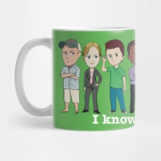 I know, you know Team Psych Green Mug